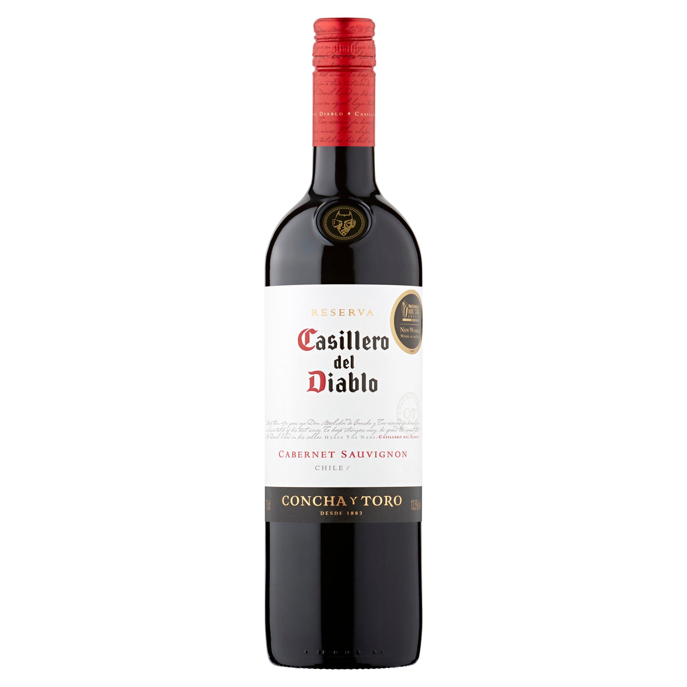 Casillero Del Diablo Cabernet Sauvignon red wine 75cl, UK version