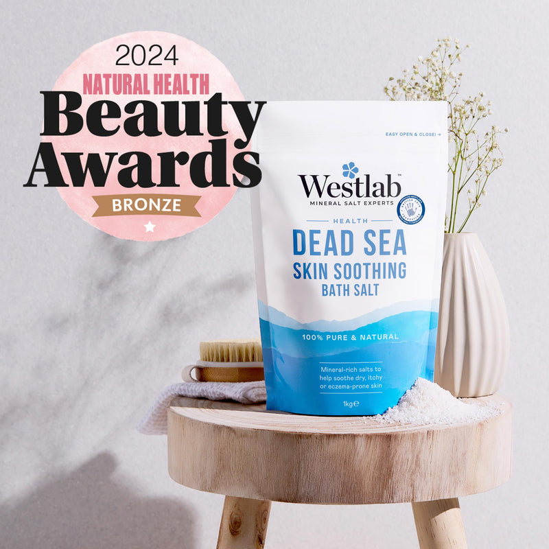 Westlab Pure Mineral Dead Sea Bath Salt 1kg - British product