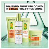 Garnier Keratin Sleek hair mask jar, UK version