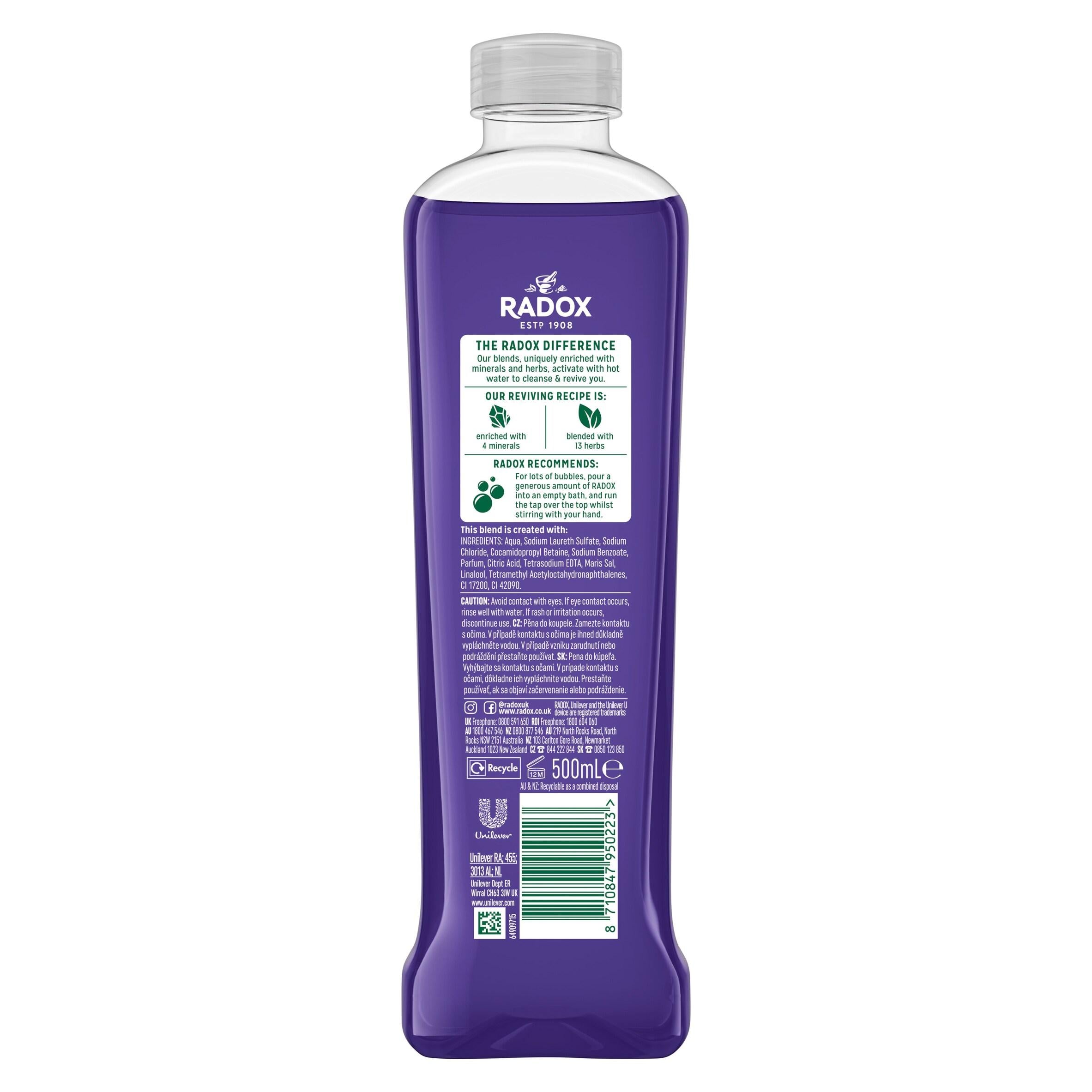 Radox bath soak Feel Relaxed Lavender 500ml - British product