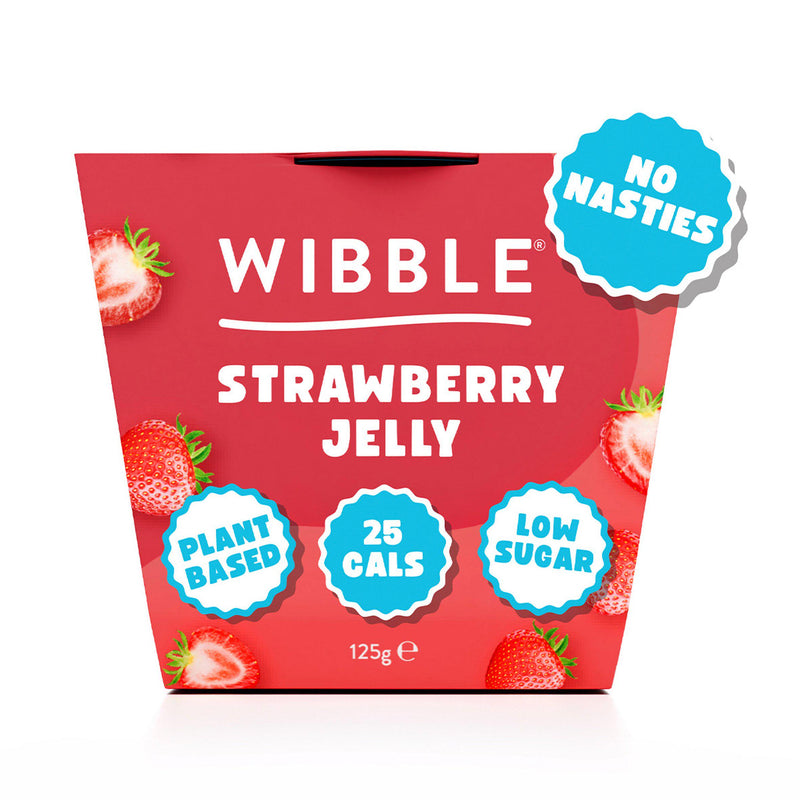 Wibble Strawberry Jelly 125g, UK version