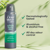 Dove Men+Care bamboo aloe body deodorant spray 150ml - British product