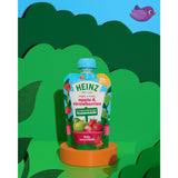Heinz baby food apple strawberry puree pouch 100g, UK version