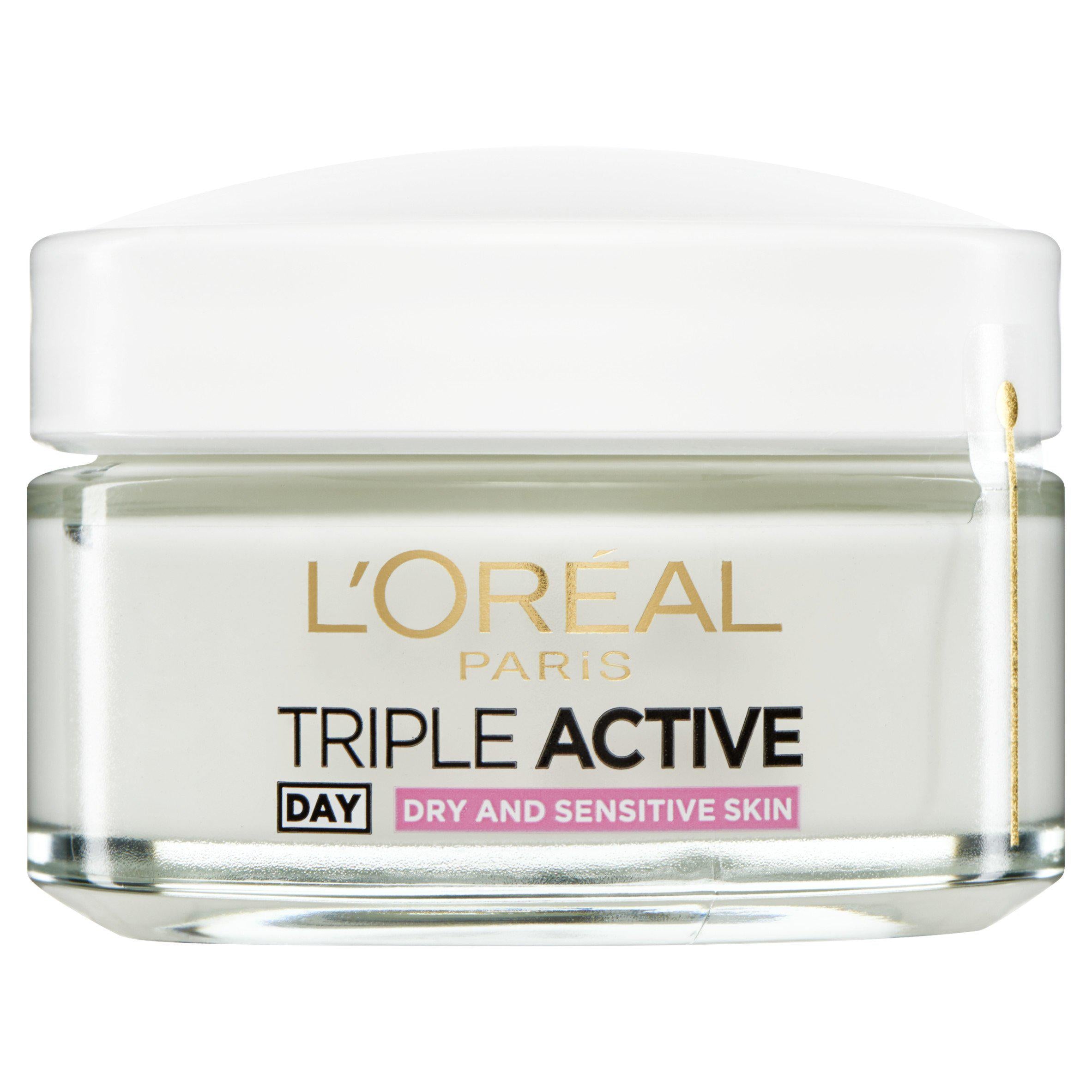 L'Oreal Paris day moisturiser for dry sensitive skin 50ml - British product