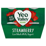 Yeo Valley organic strawberry yogurt 4x110g, UK version