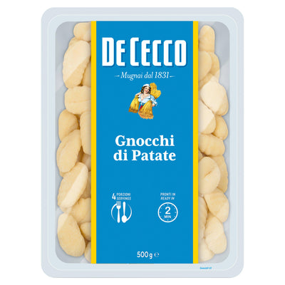 Sainsburys De Cecco Potato Gnocchi Di Patate Ready in 2 Min 500g- Buy online at McGrocer