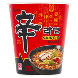 Nongshim Shin cup noodle soup 75g, imported from the UK