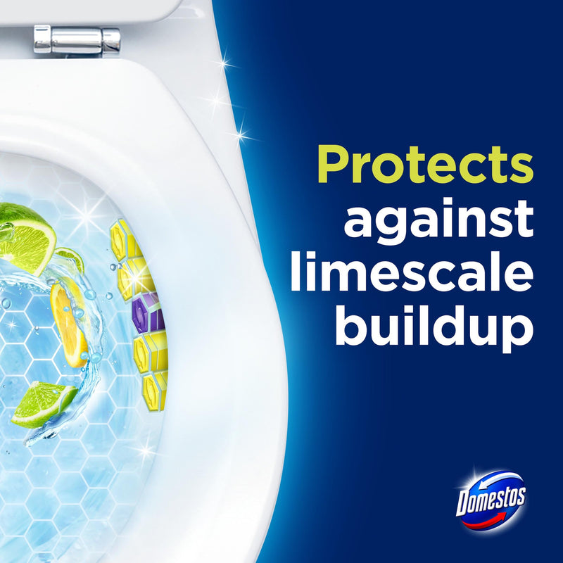 Domestos toilet rim block Lime 50g - British product