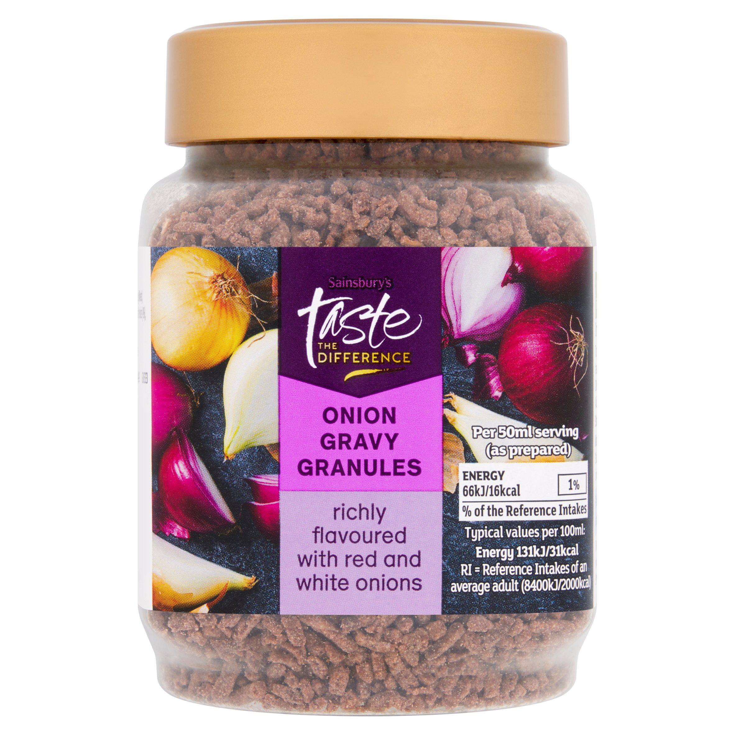 Sainsbury's Onion Gravy Granules, Taste the Difference 200g