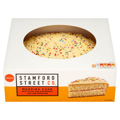 Sainsburys Stamford Street Co. Birthday Celebration Madeira Cake 895g- Buy online at McGrocer