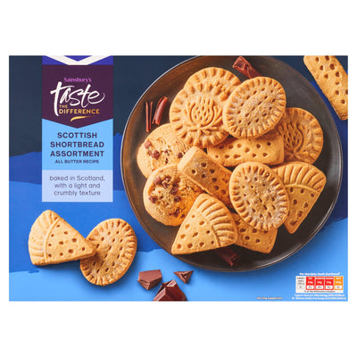 Sainsburys Sainsbury's Taste the Difference All Butter Shortbread Assortment 400g- Buy online at McGrocer