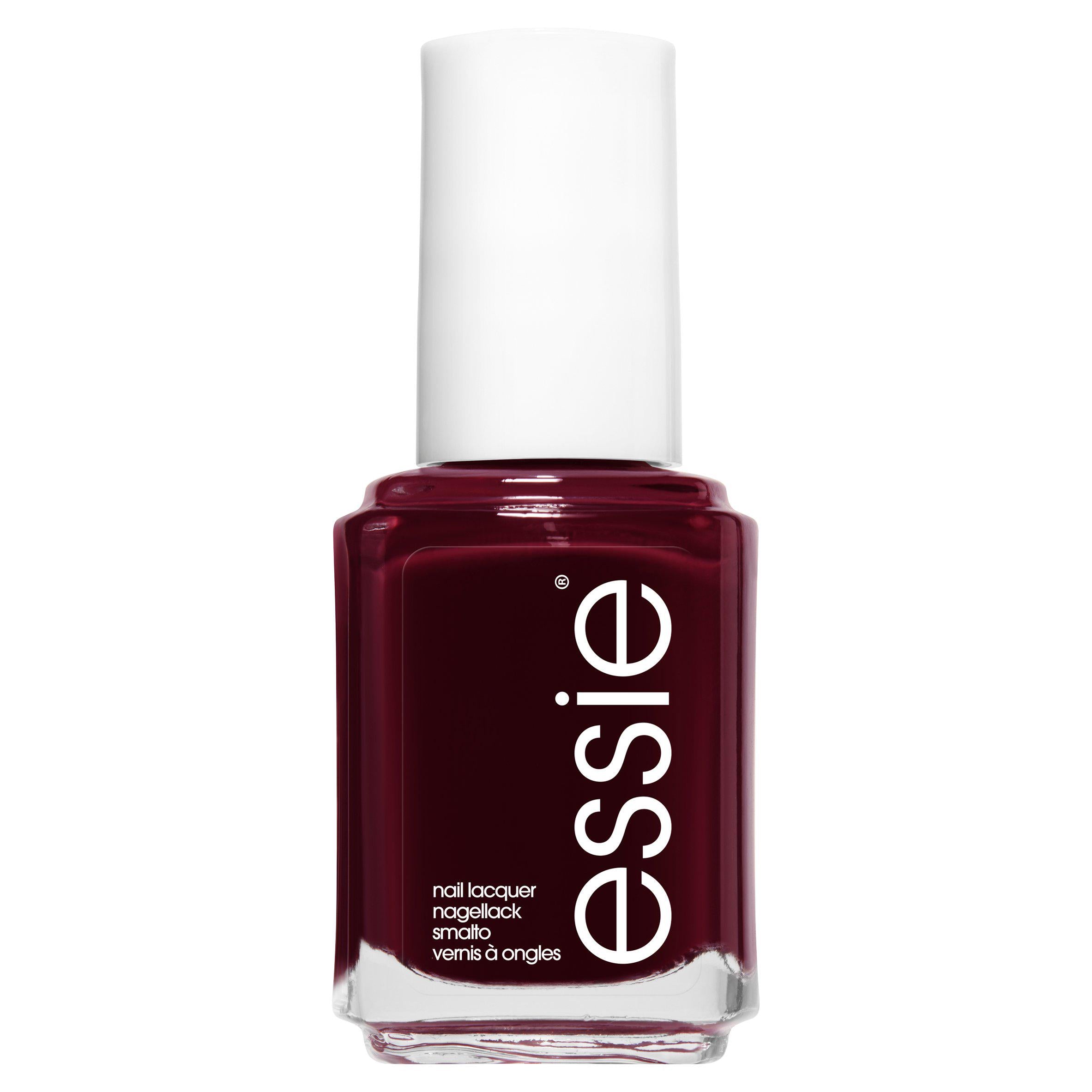 Essie nail colour Shearling Darling dark burgundy 13.5ml - British product