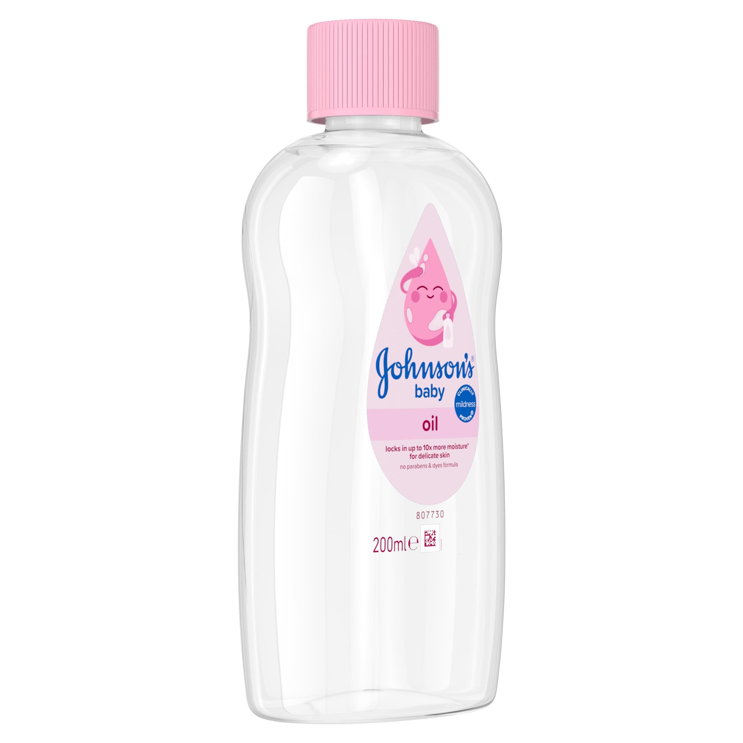 Johnson's baby oil 200ml, imported from the UK