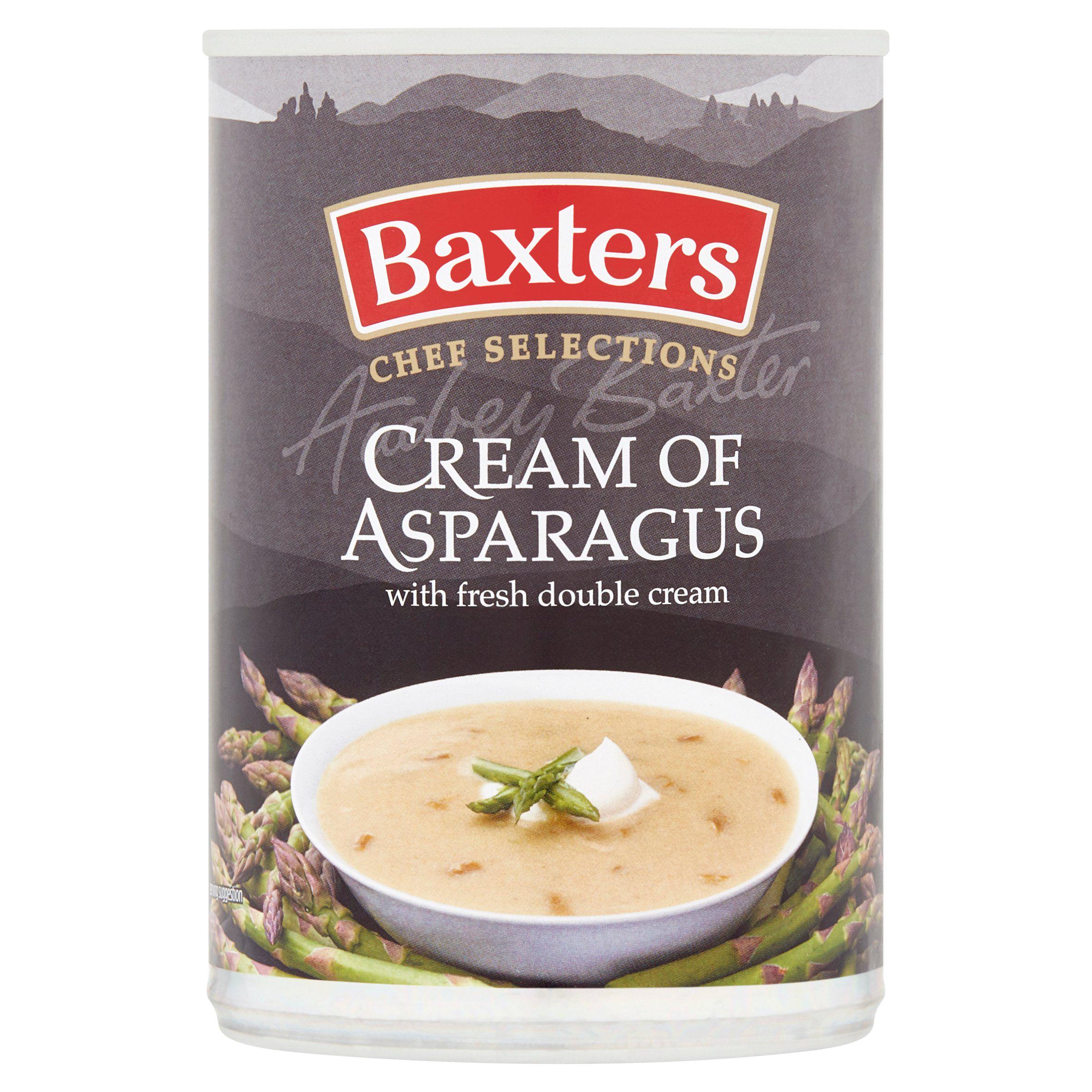 Baxters Chef Selections cream of asparagus soup 400g (British brand)