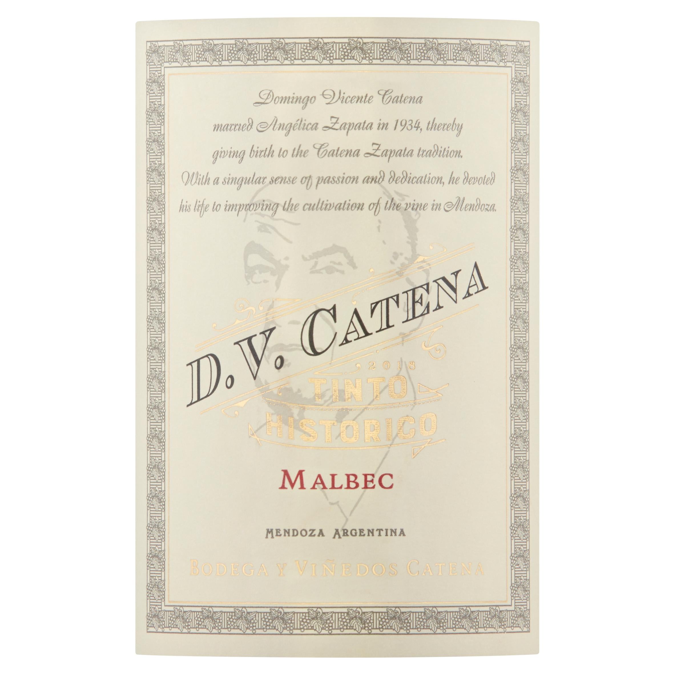 DV Catena Malbec red wine 75cl, UK version