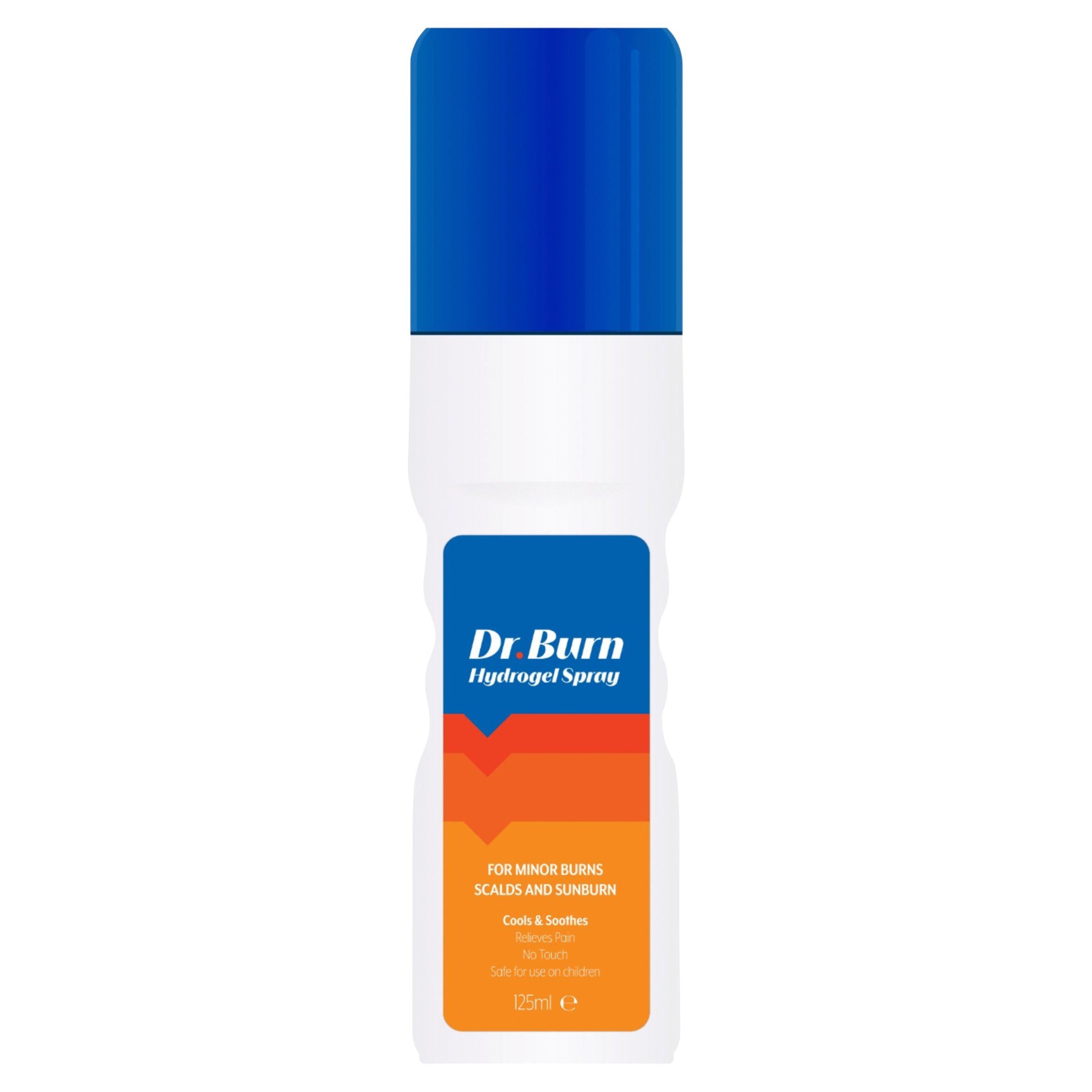 Dr. Burn Hydrogel Burn Spray 125ml, imported from the UK