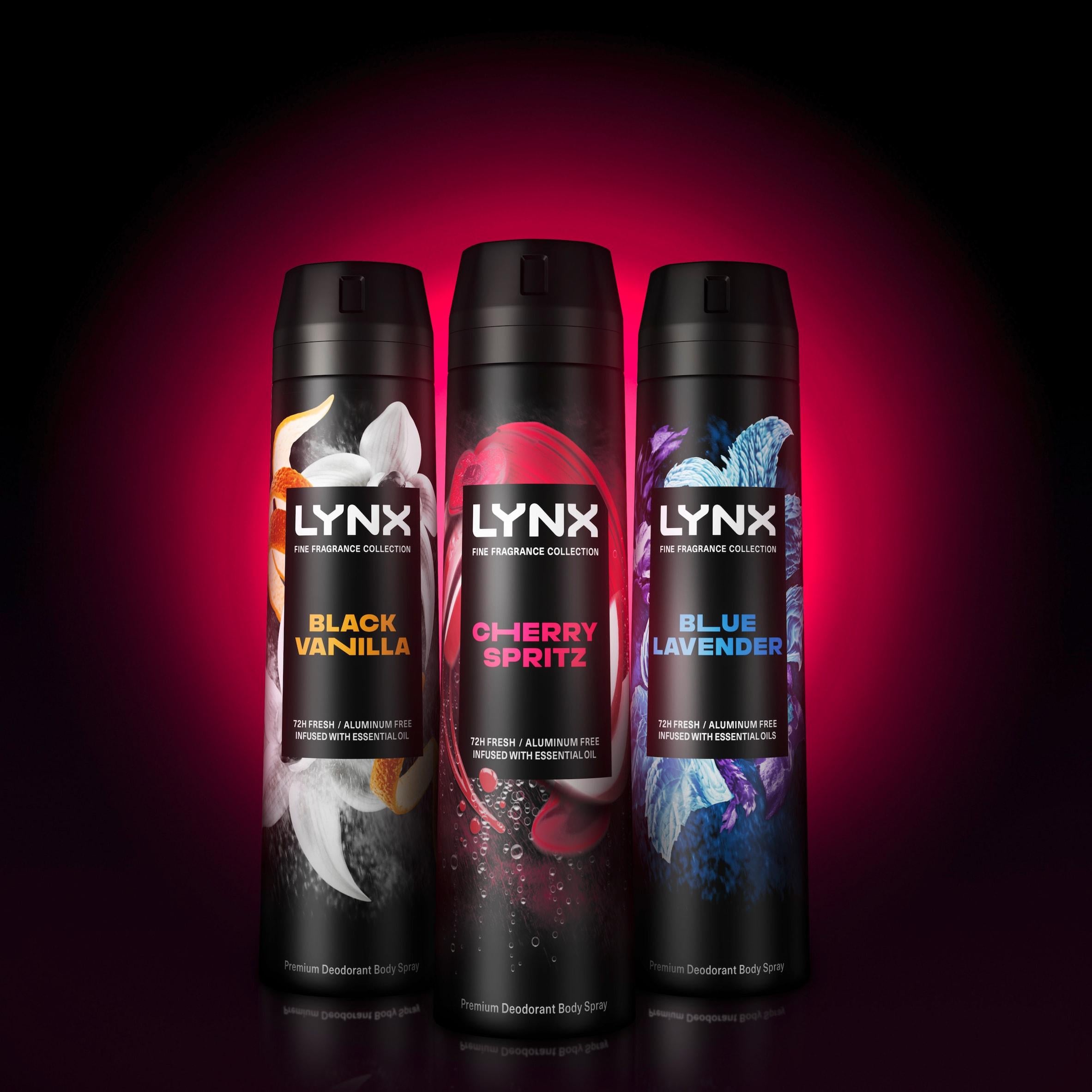 Lynx Cherry Spritz premium body spray 200ml (British brand)