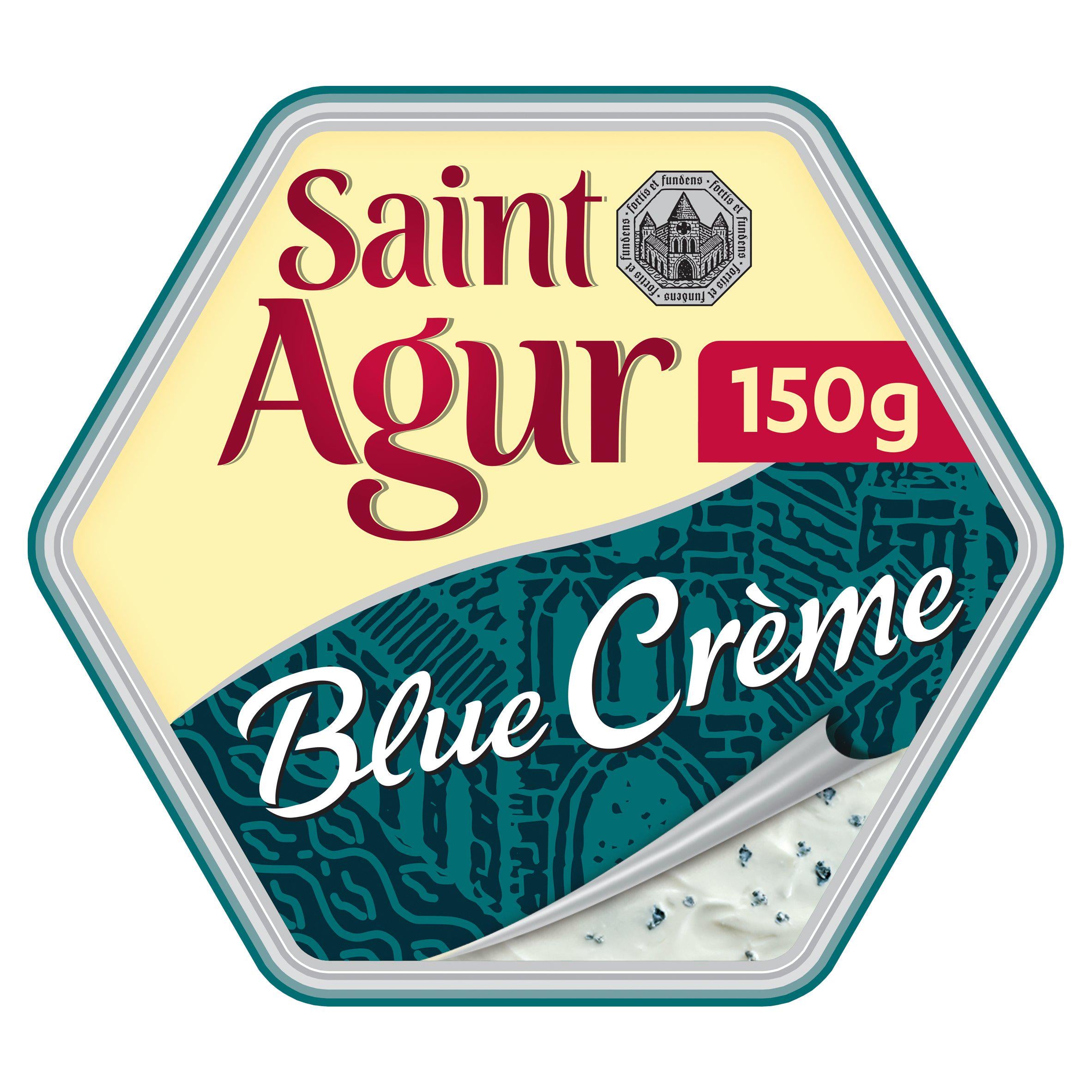 Saint Agur blue cheese spread Blue Crème 150g (British brand)