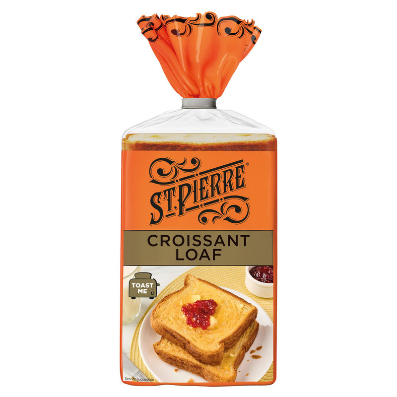St Pierre baked croissant loaf sliced 380g, UK version