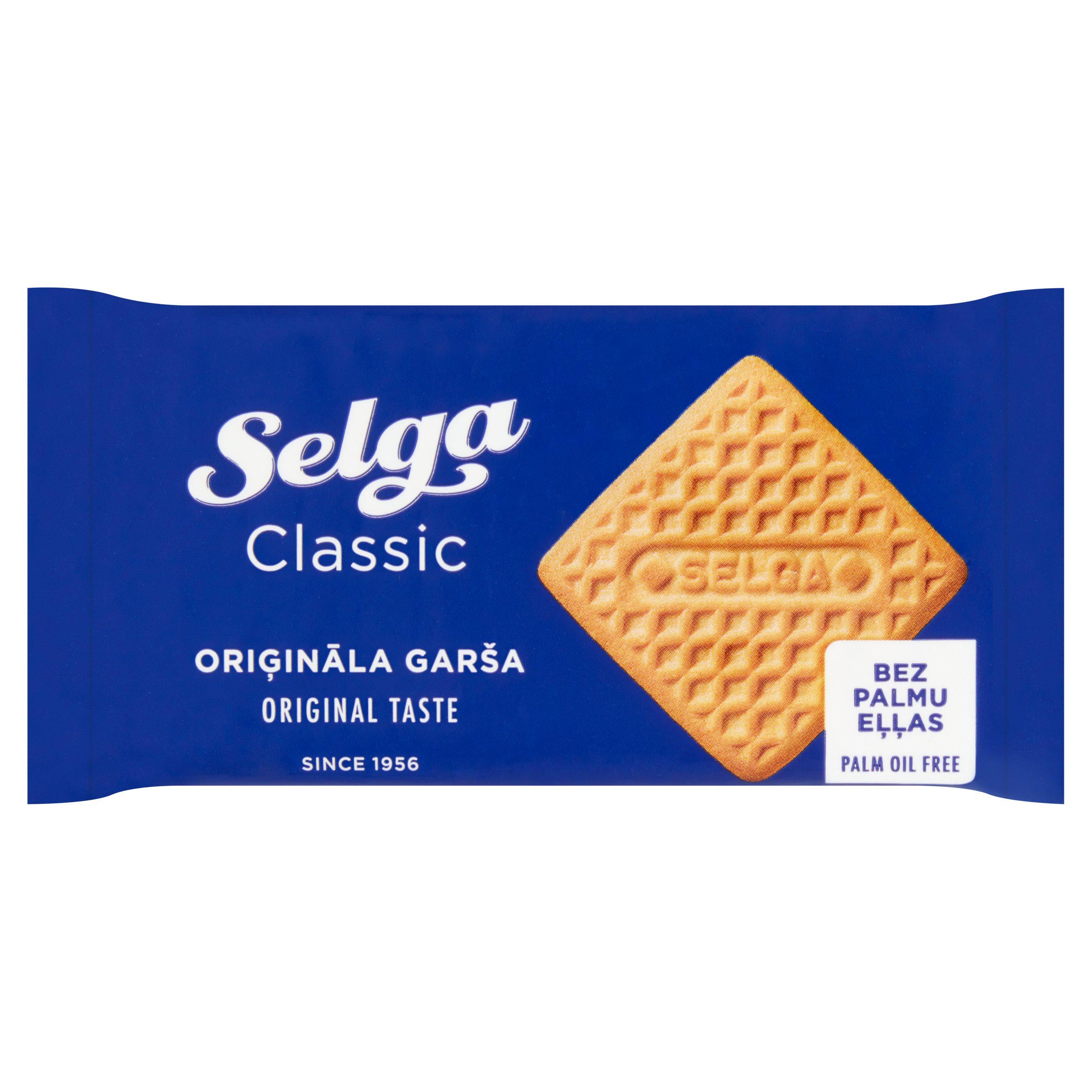 Selga Classic Biscuits 180g traditional packaging style (British brand)