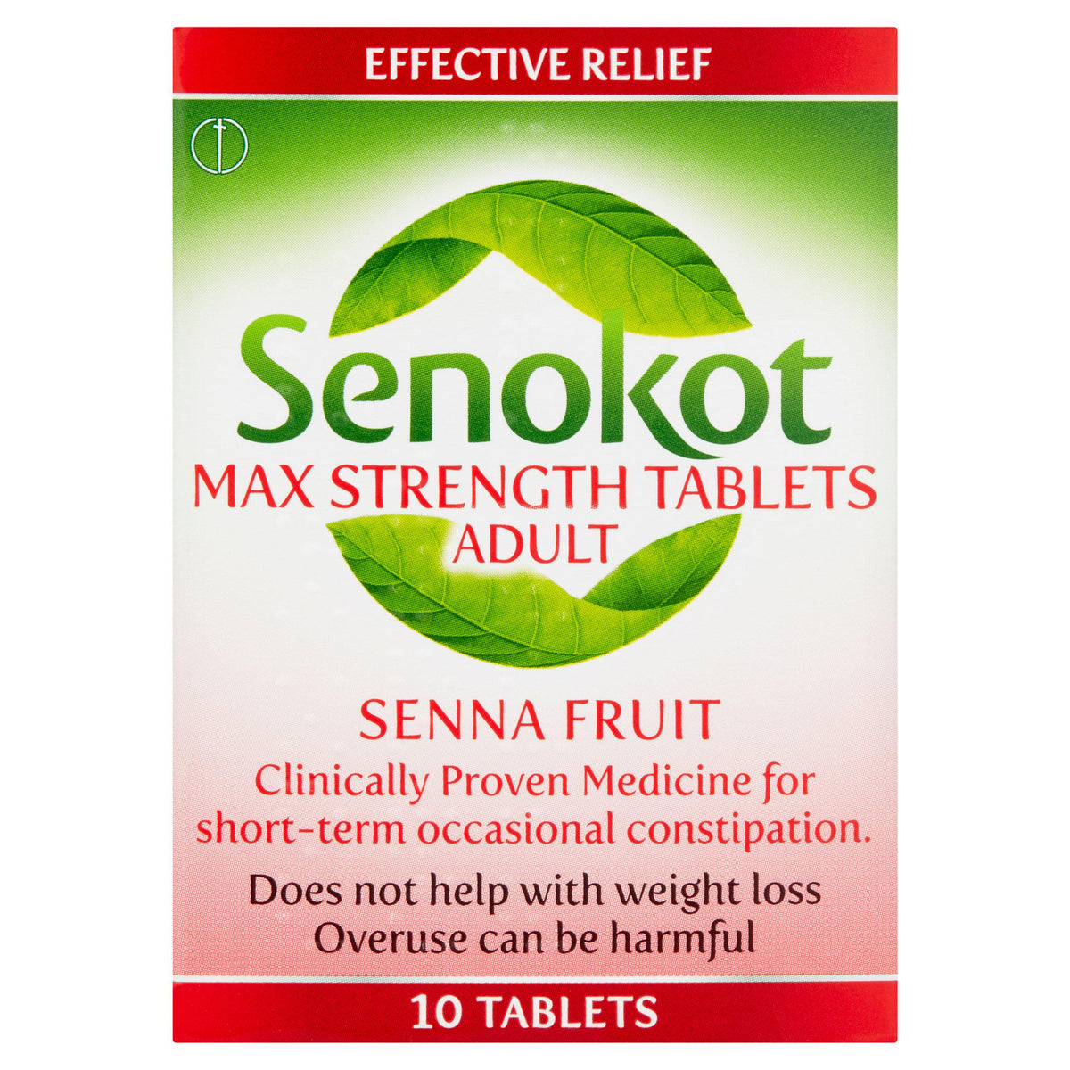 Senokot Max Strength 10 tablets - British product