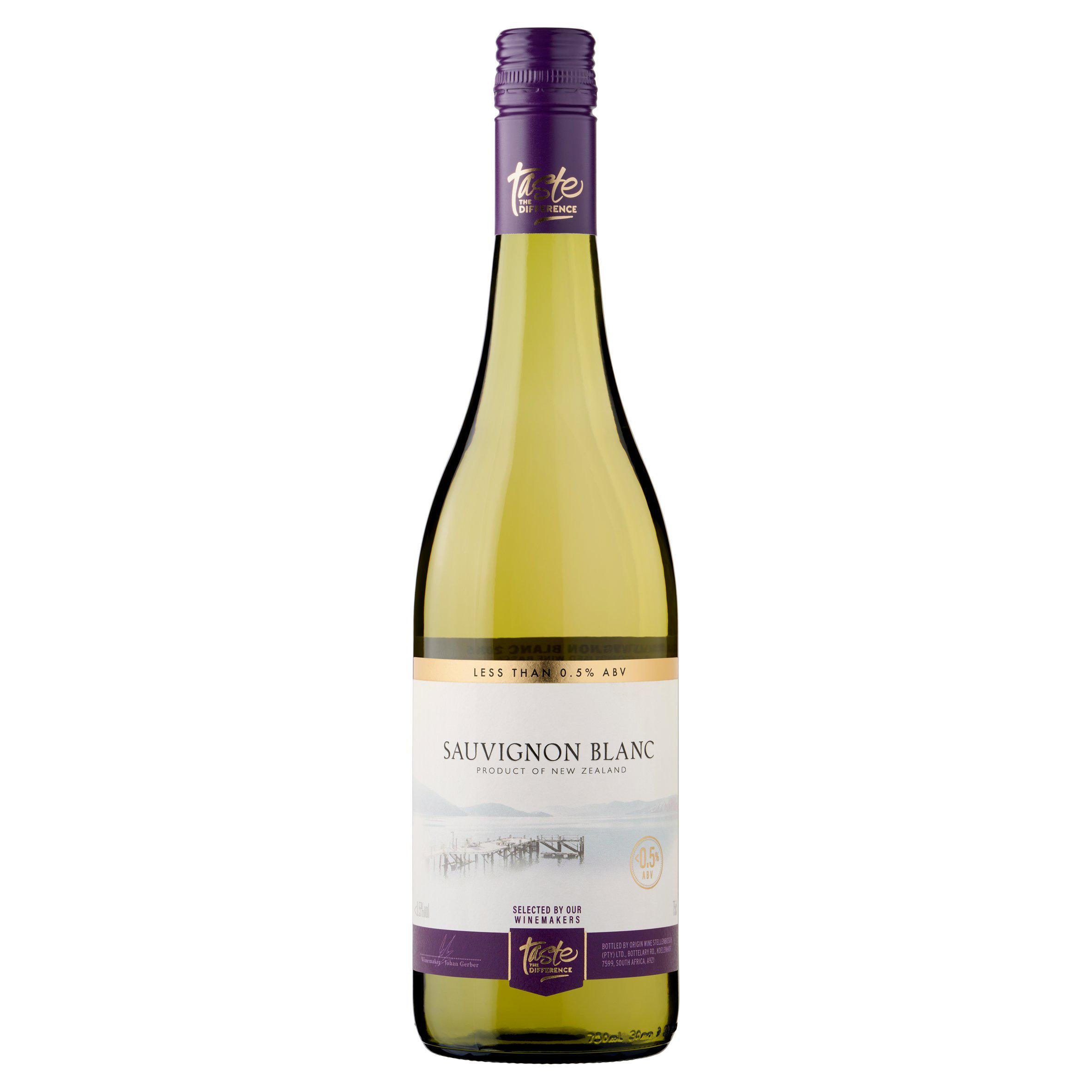 Sainsbury's de-alcoholised white wine Sauvignon Blanc 75cl - British product