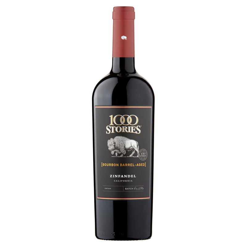 1000 Stories Bourbon Aged red wine 75cl - British product