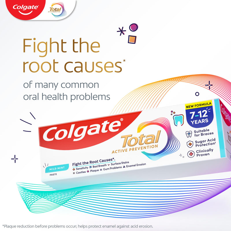 Colgate kids toothpaste mild mint 50ml, imported from the UK