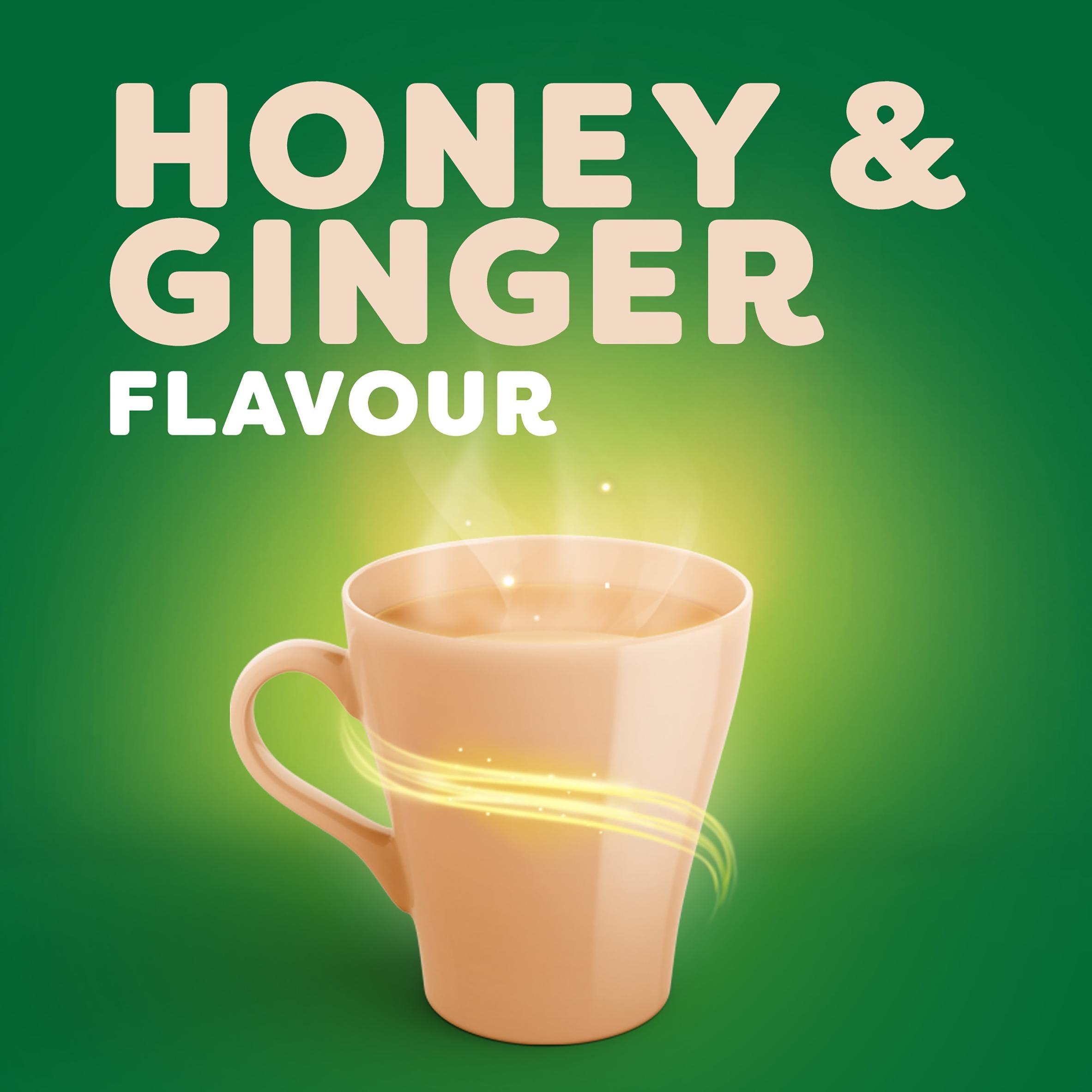 Lemsip cold relief sachets honey and ginger flavour x10, imported from the UK