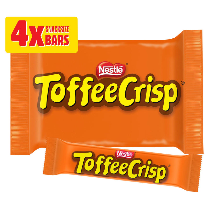 Toffee Crisp biscuit bar multipack 152g, UK version