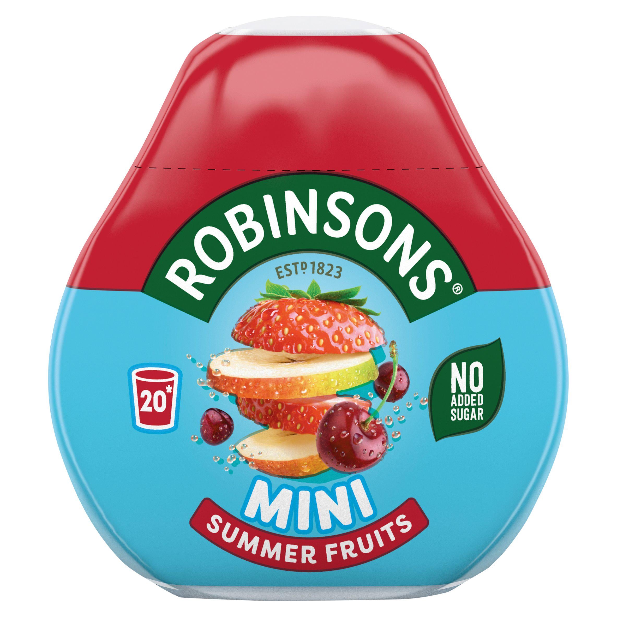 Robinsons Summer Fruits on the go squash 66ml, UK version