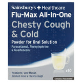 Sainsbury's All In One Cough and Cold sachets 10 pack (British brand)