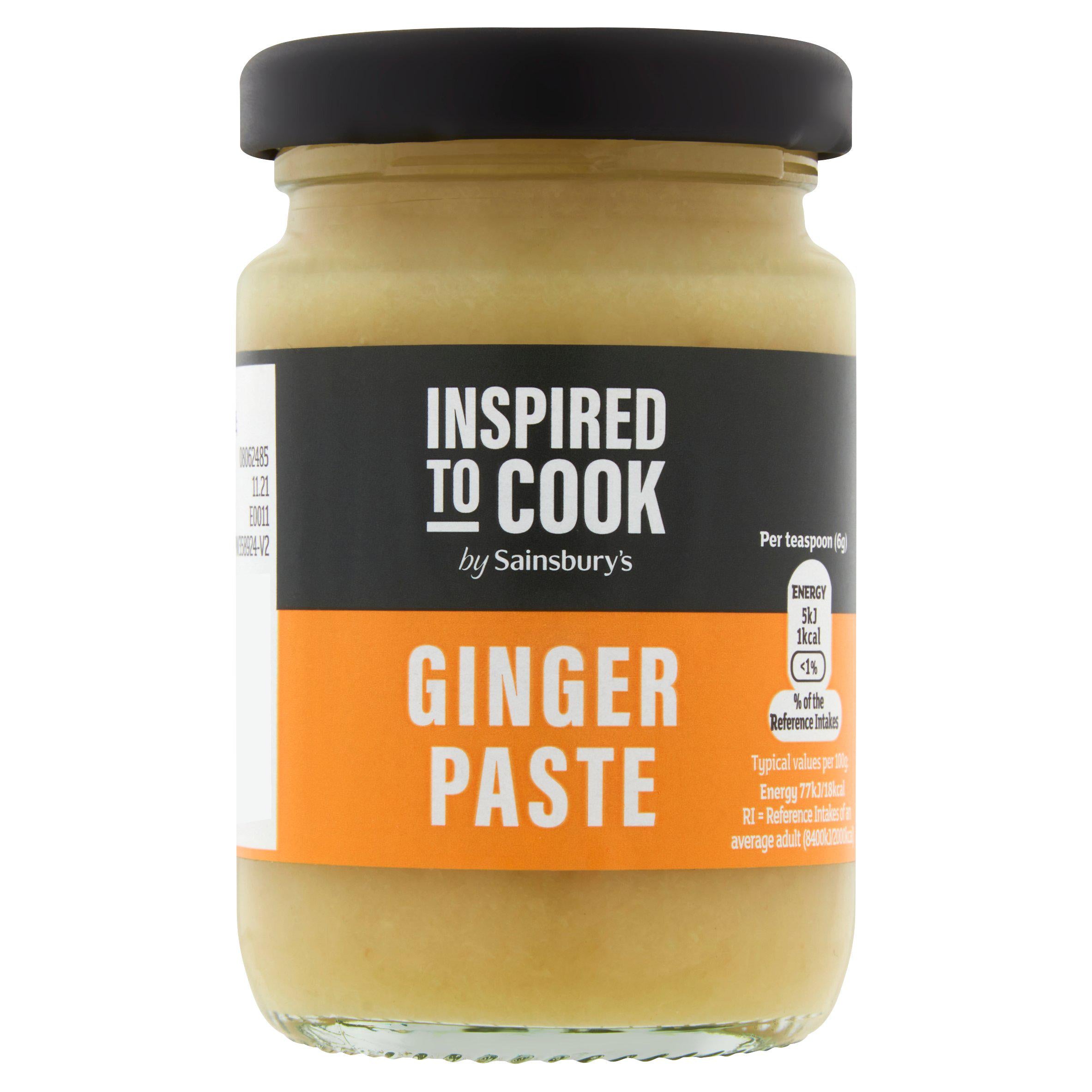 Sainsbury's ginger paste Inspired to Cook 90g (British brand)