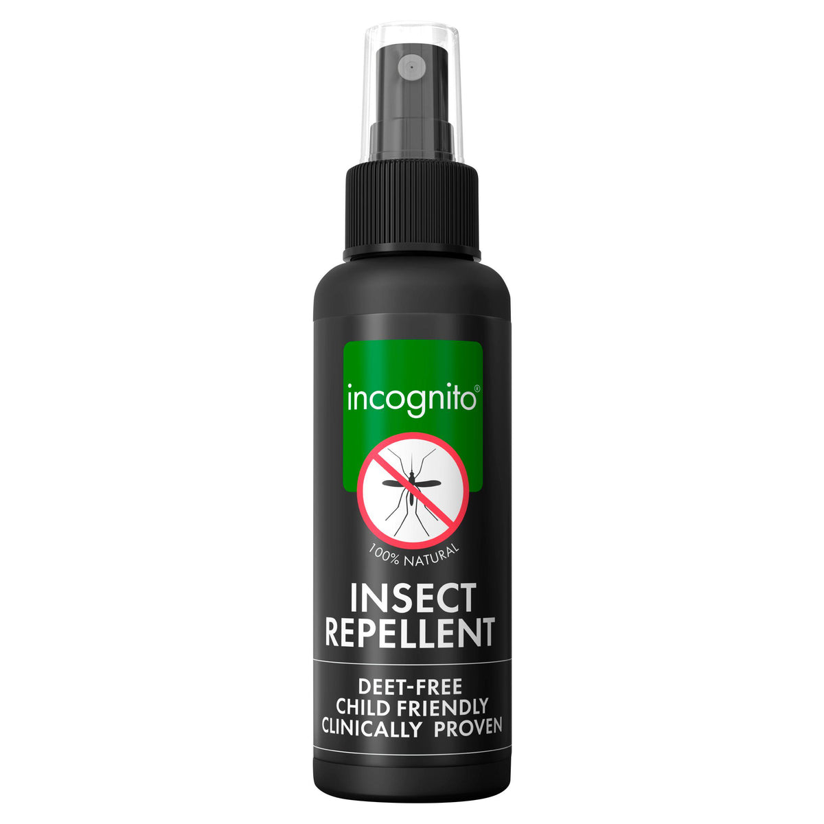 Incognito Anti-mosquito Spray 100ml, imported from the UK