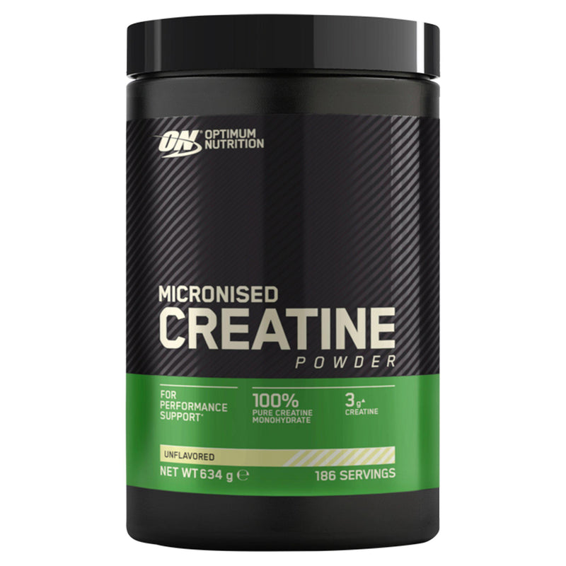 Optimum Nutrition Creatine Powder Unflavoured 634g, imported from the UK