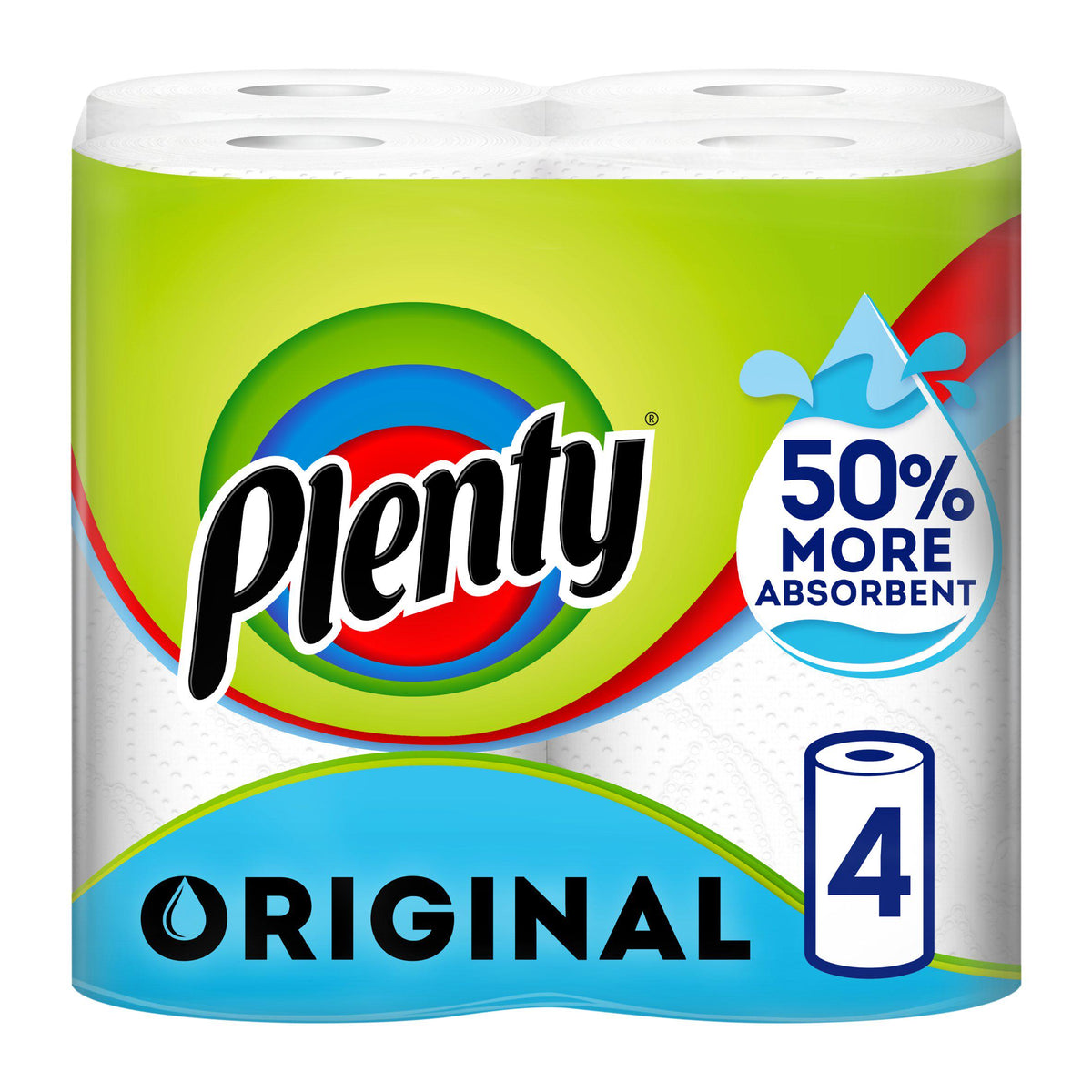 Masser af originale køkkenrulle 4 ruller