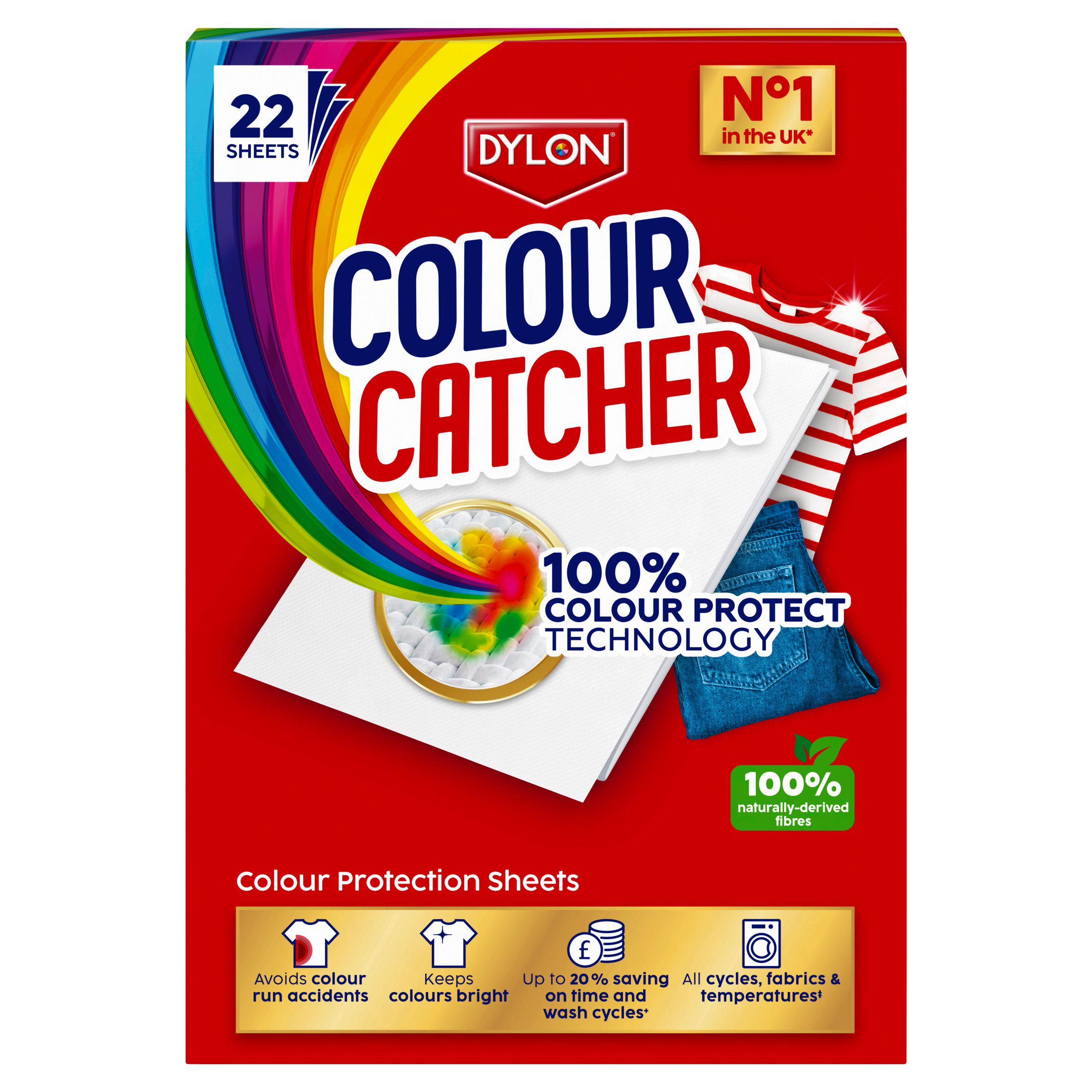 Dylon Colour Catcher laundry sheets x22, UK version
