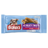 Bakers Meaty Twists beef dog chews 180g - British product