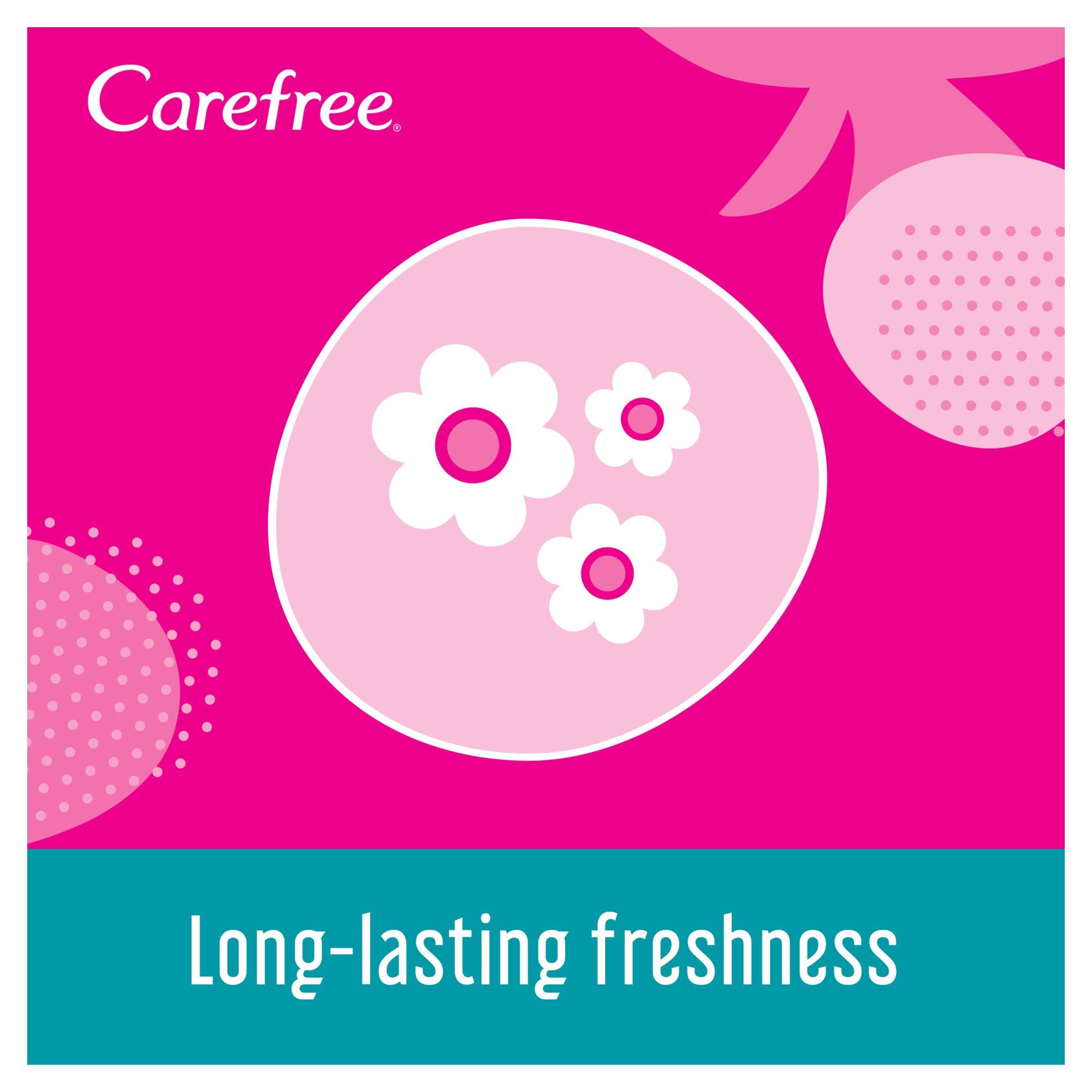 Carefree normal pantyliners cotton extract fresh scent 56 count (British brand)