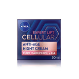 Nivea anti-age night cream with bakuchiol 50ml, imported from the UK
