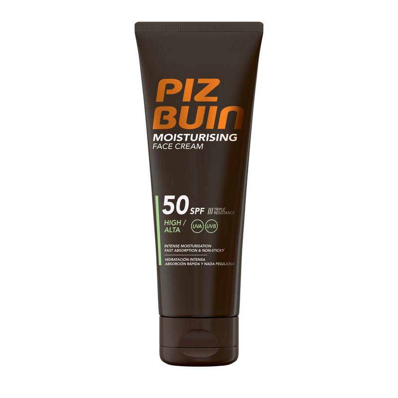 Piz Buin face cream SPF 50, imported from the UK