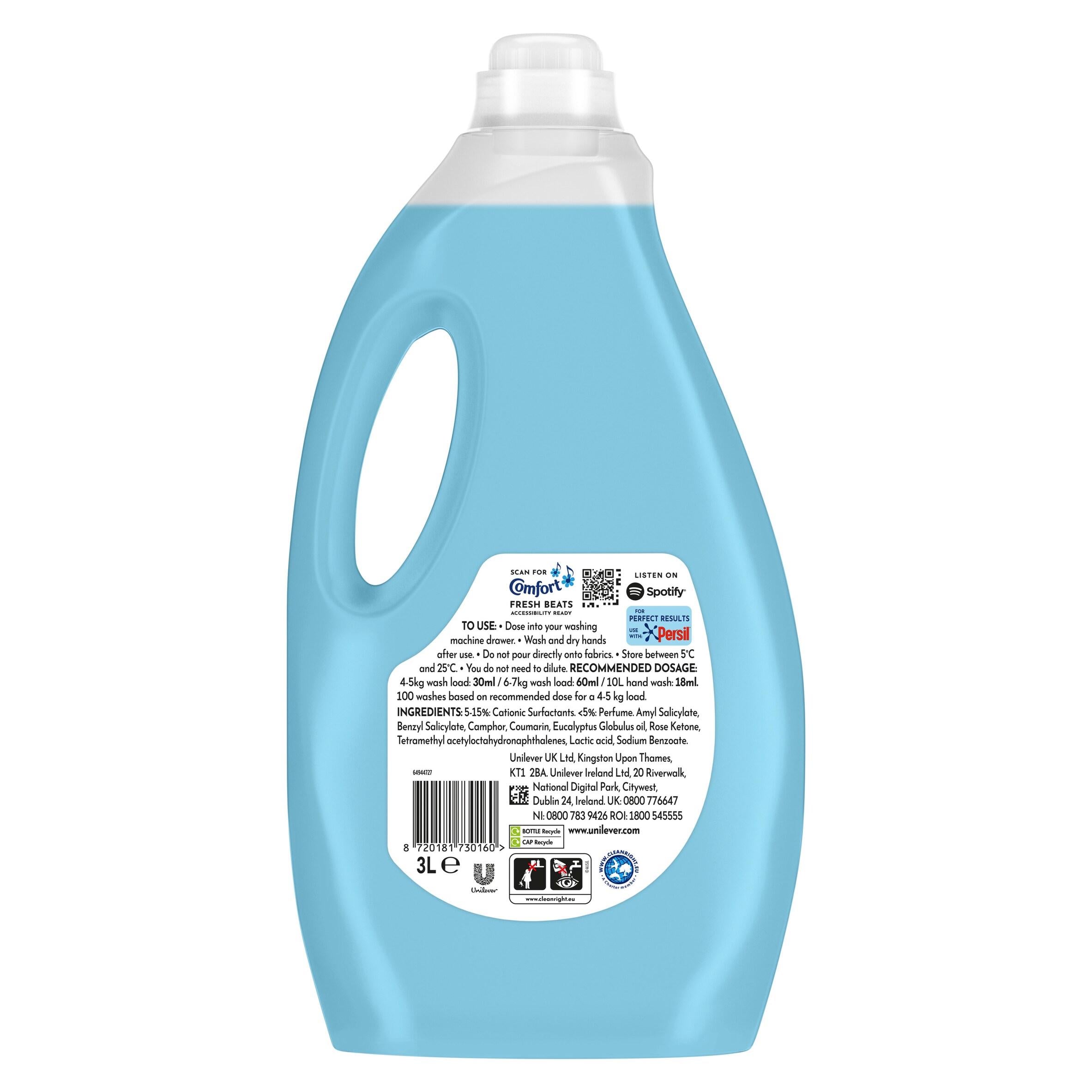 Comfort fabric conditioner Fresh Blue Skies 3L - British product