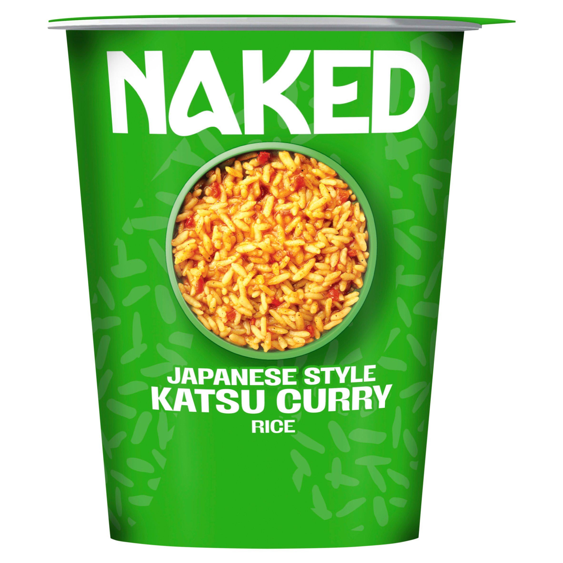 Naked Rice Japanese Katsu Curry instant rice pot 78g, imported from the UK