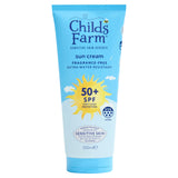 Childs Farm sun cream SPF 50+ fragrance-free 200ml, UK version
