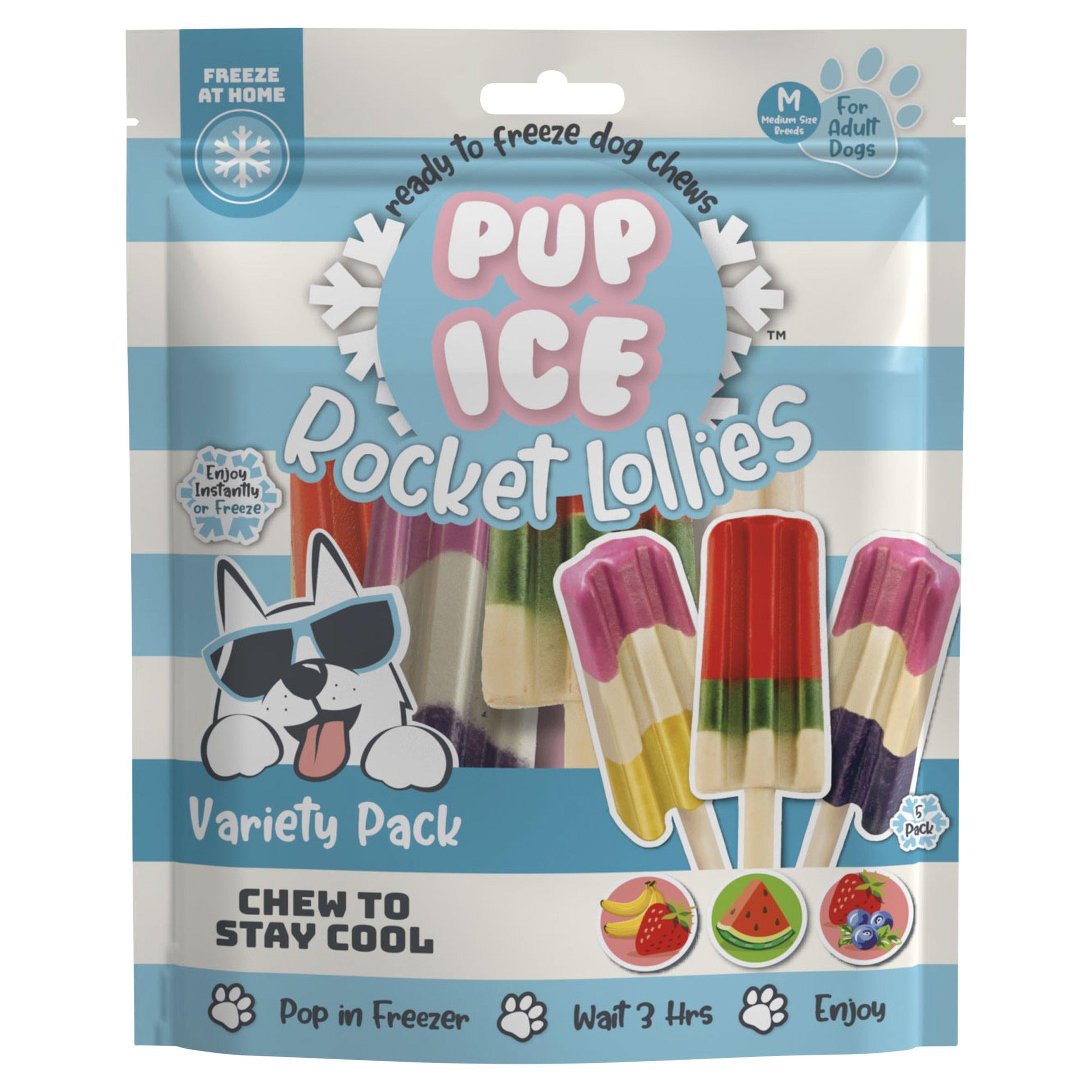 Pup Ice Rocket Lollies dog treat 225g, UK version