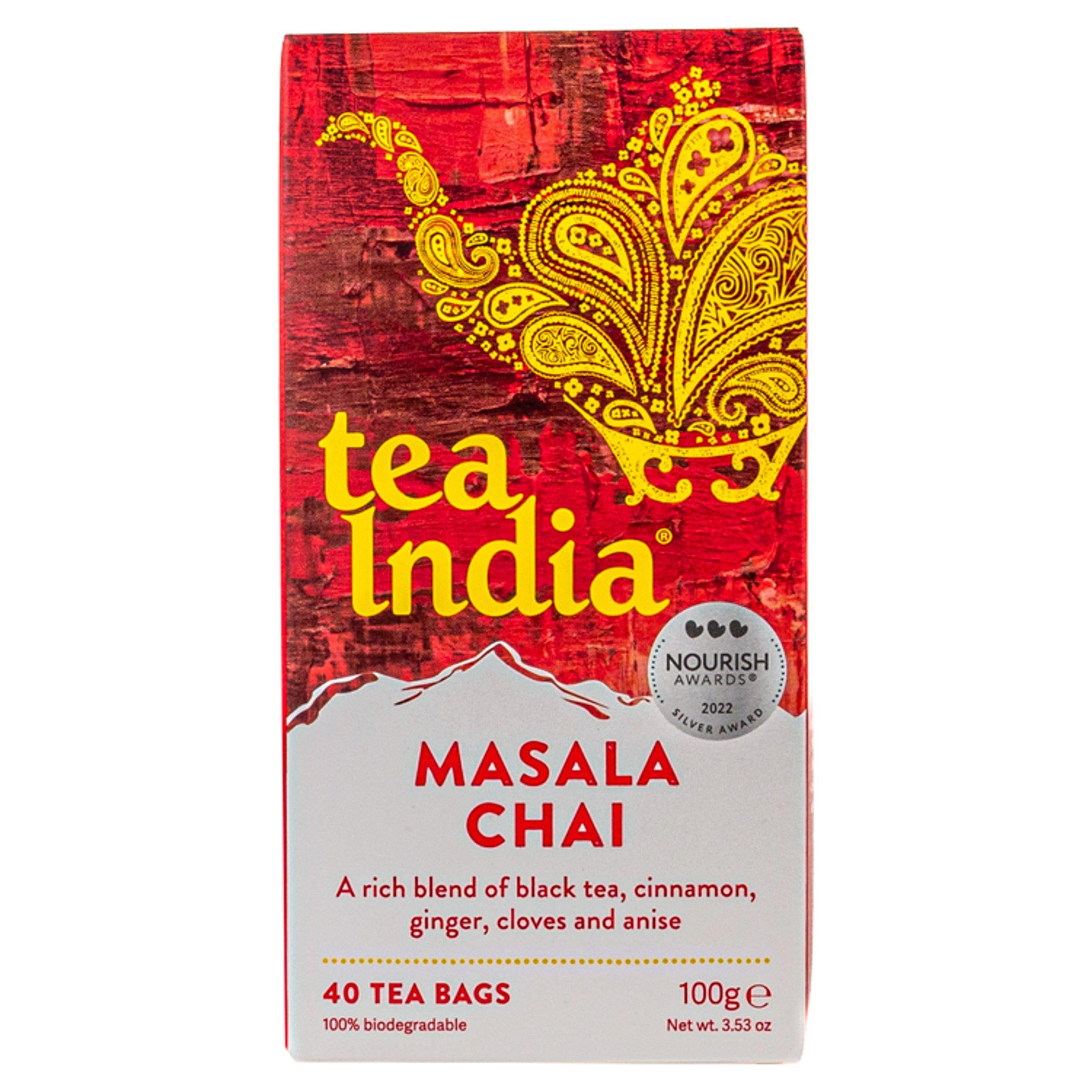 Tea India Masala Chai teabags 40 count (British brand)