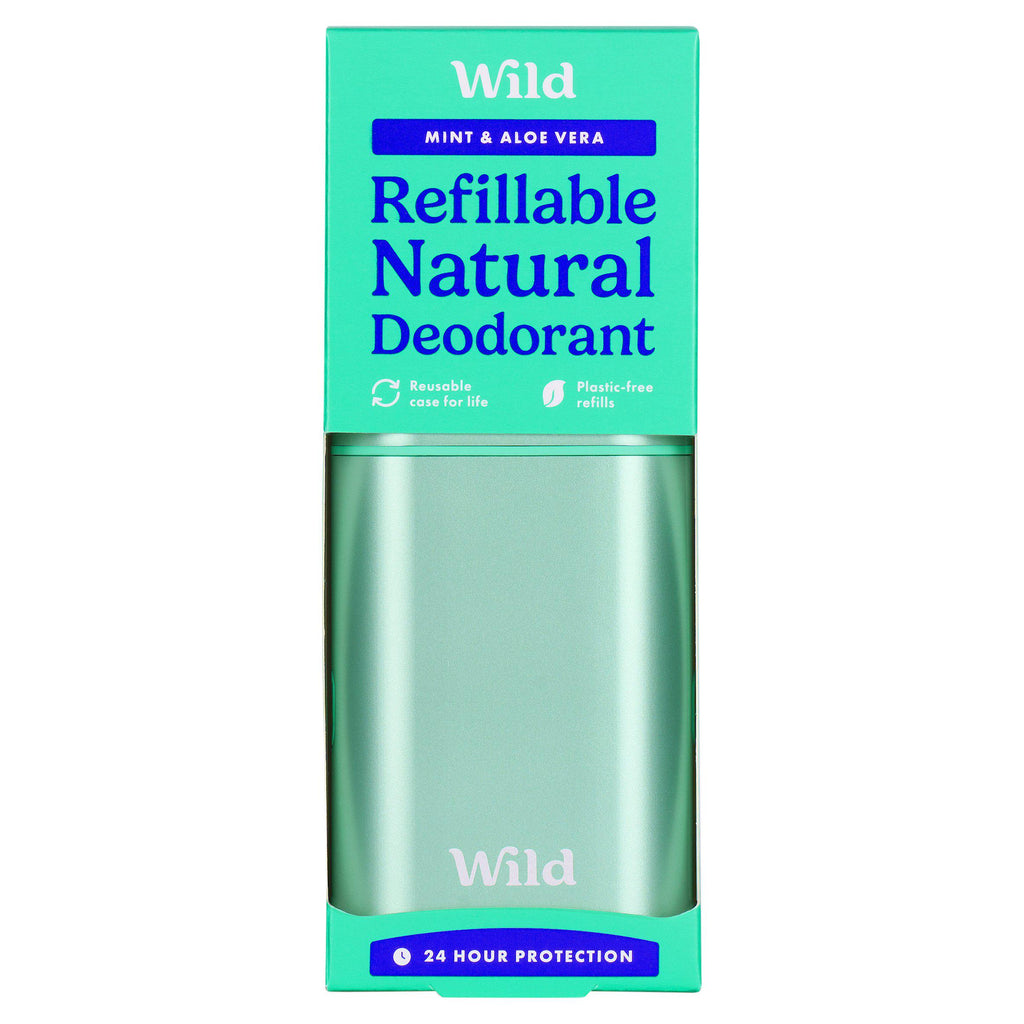 Wild Refillable Mint & Aloe Vera Natural Deodorant 40g