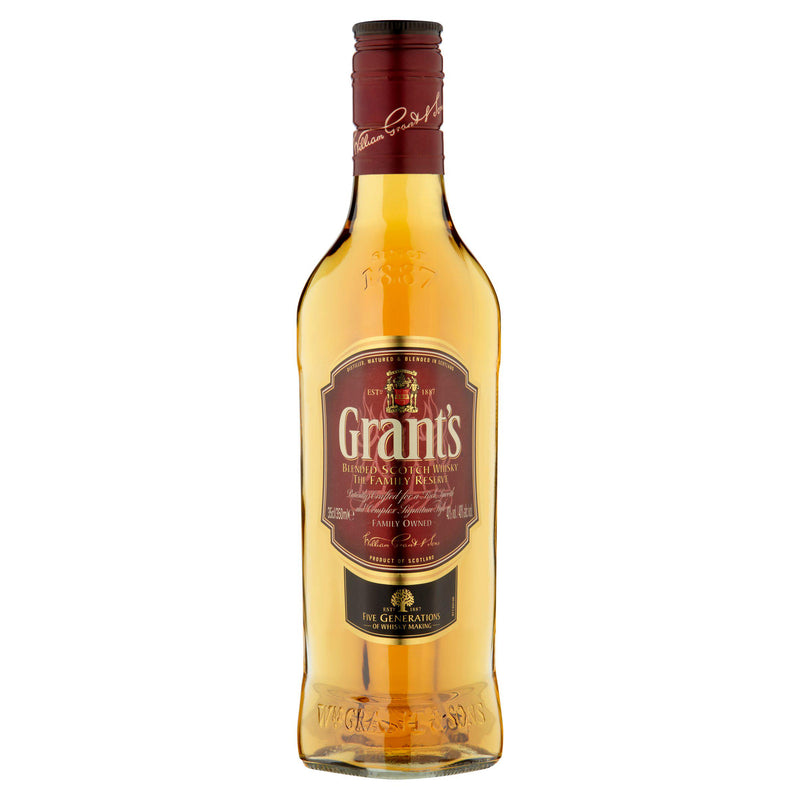 Grant's Blended Scotch Whisky 35cl, imported from the UK
