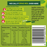 Dolmio pasta sauce Bolognese Smooth Tomato 675g, UK version