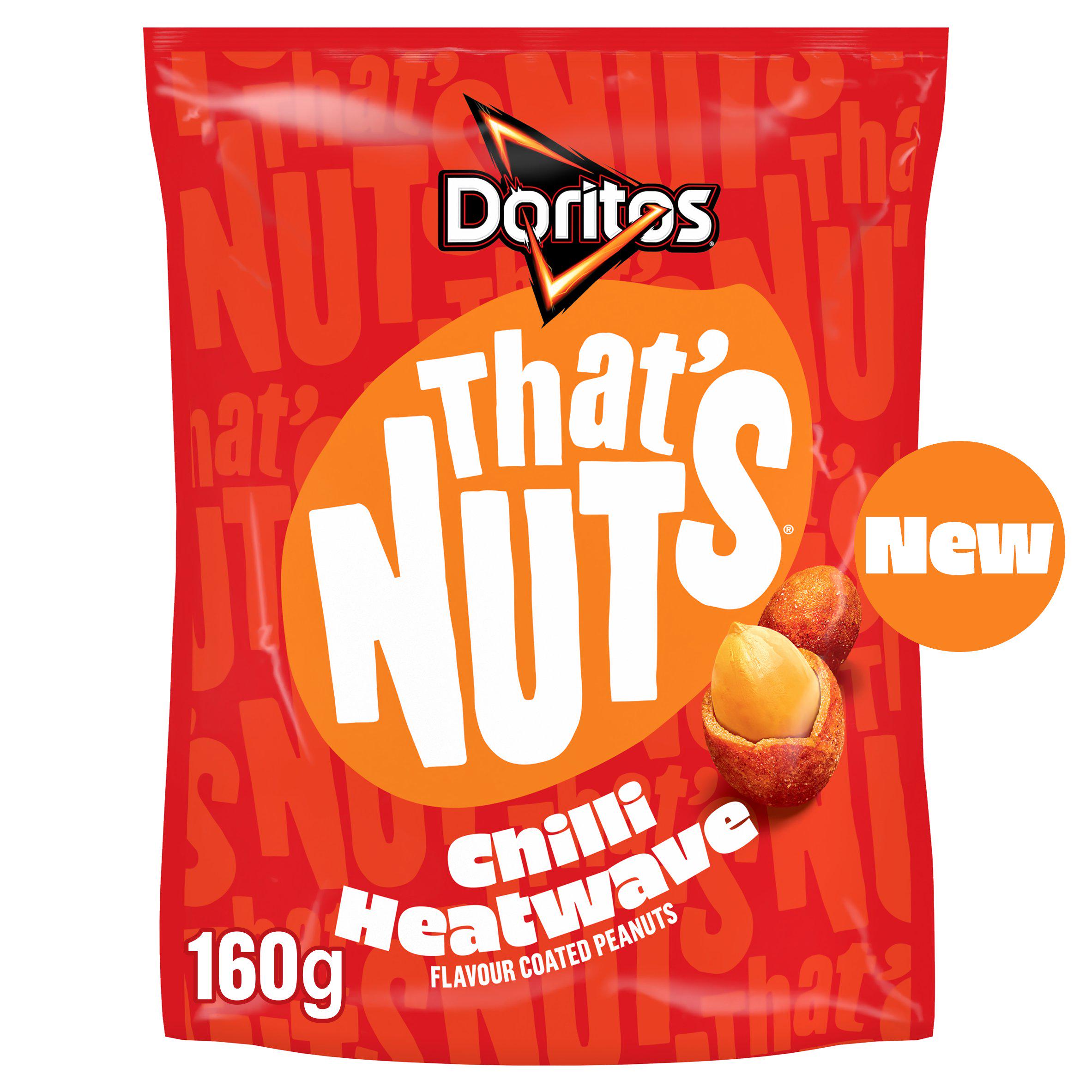 That's Nuts Doritos Chilli Heatwave coated peanuts 160g - British product
